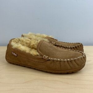 L.L. Bean Women’s Size 8.0 M Wicked Good Slipper Moccasins Venetian Brown Suede